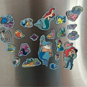 4/$50 vintage 1980’s Mermaid and Sea Life Magnet Set of 22 🧜‍♀️